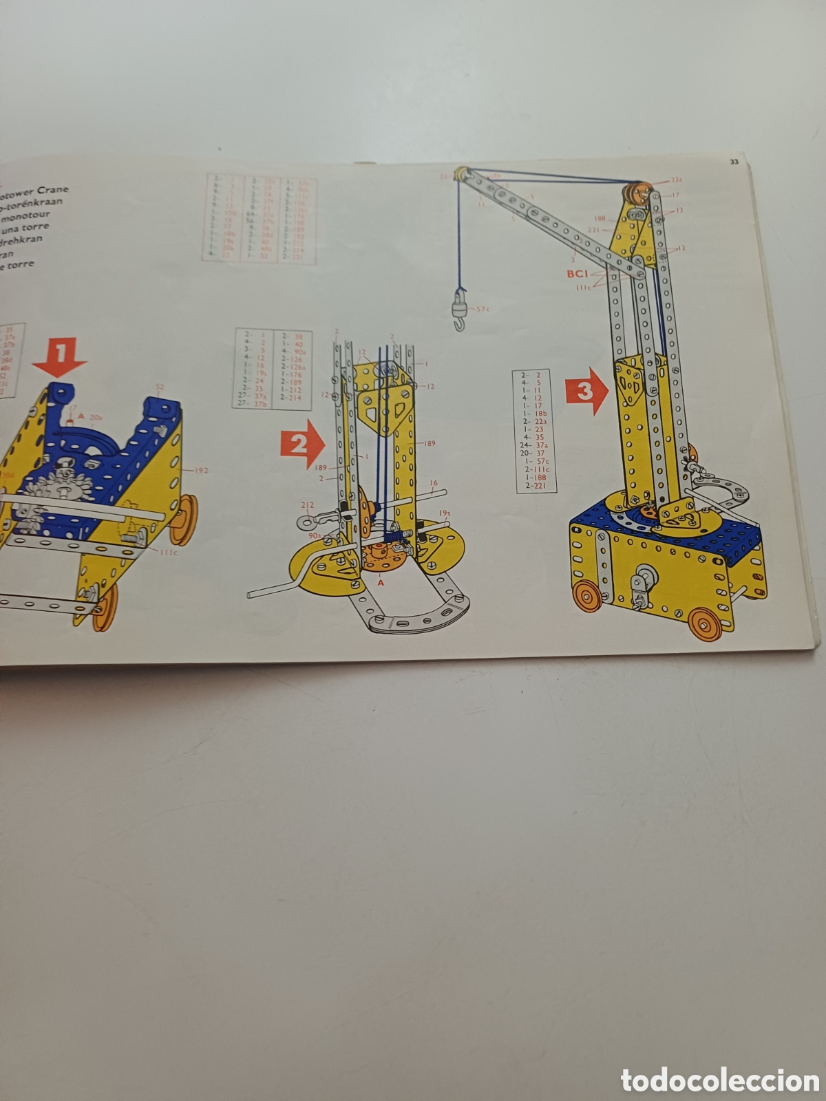 Juegos construcci&oacute;n - Meccano: MECCANO libro de modelo 2 / 3 / 4 en 8 idiomas y CASTELLANO - Foto 6
