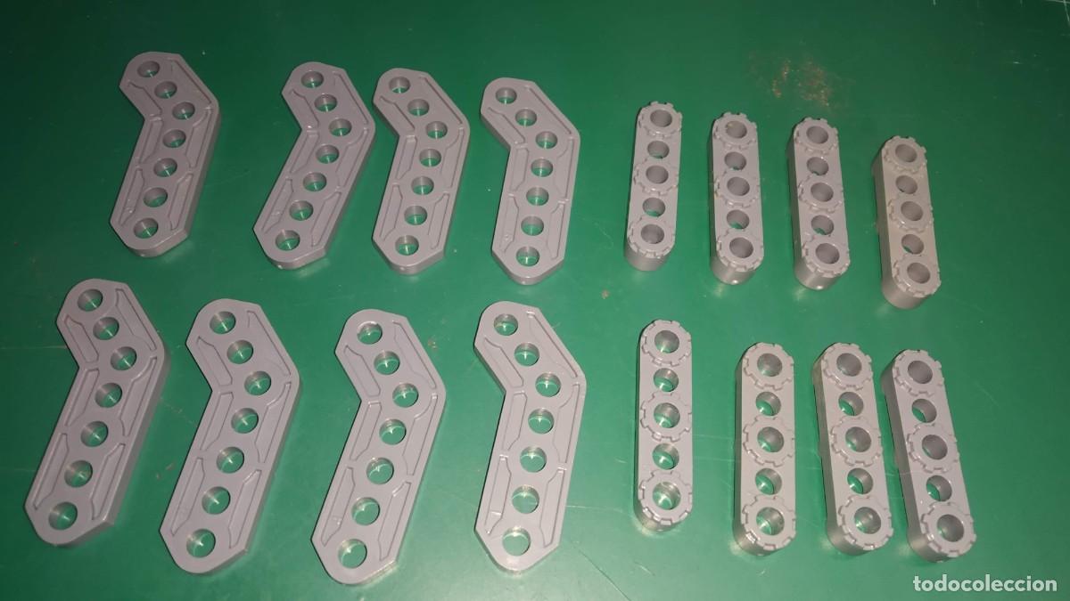 Juegos construcci&oacute;n - Meccano: Meccano. Lote piezas plastico - Foto 2