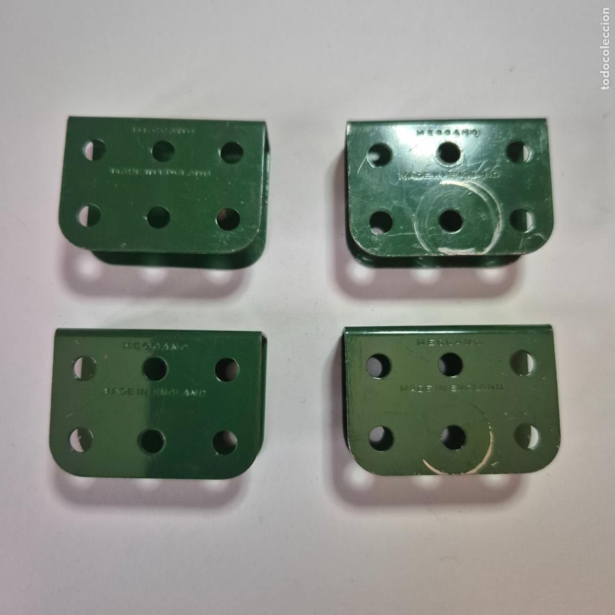 Juegos construcci&oacute;n - Meccano: Placa doblada meccano n&ordm; 160 ( 4 piezas) - Foto 1