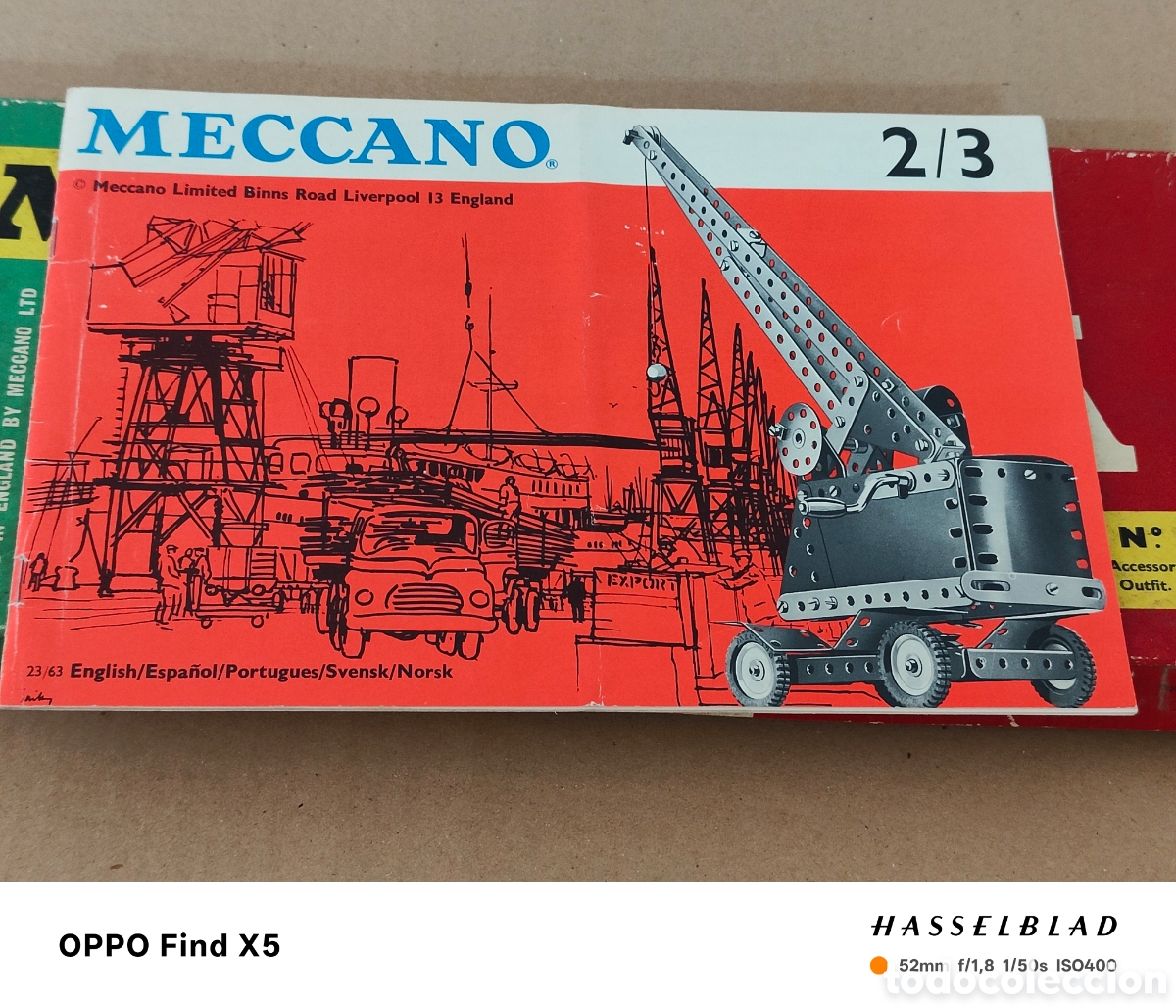 Juegos construcci&oacute;n - Meccano: MECCANO 2A con planos. Usado. - Foto 2