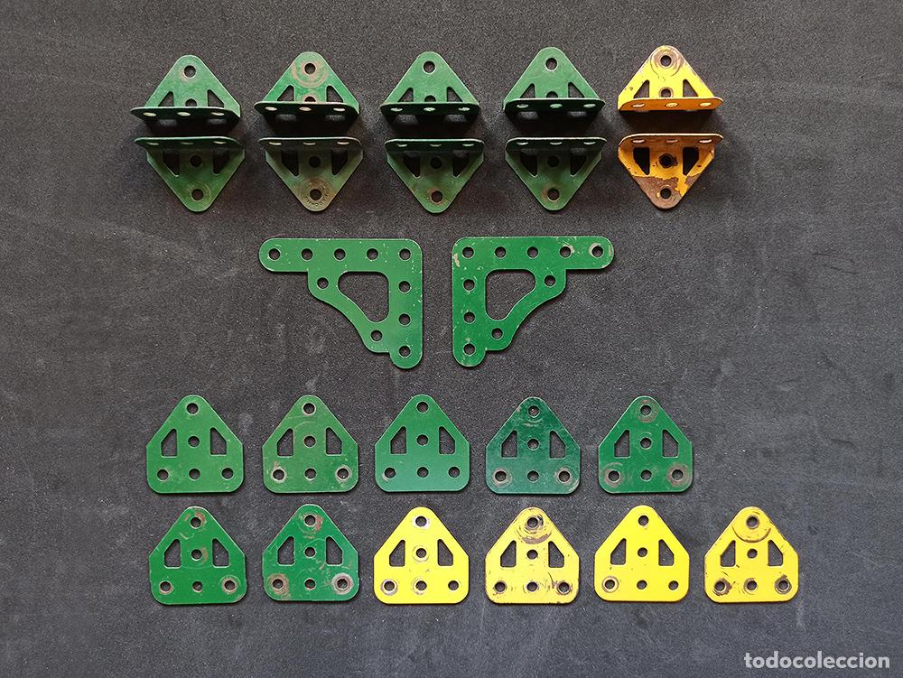 Juegos construcci&oacute;n - Meccano: LOTE DE PIEZAS MECCANO - Foto 1