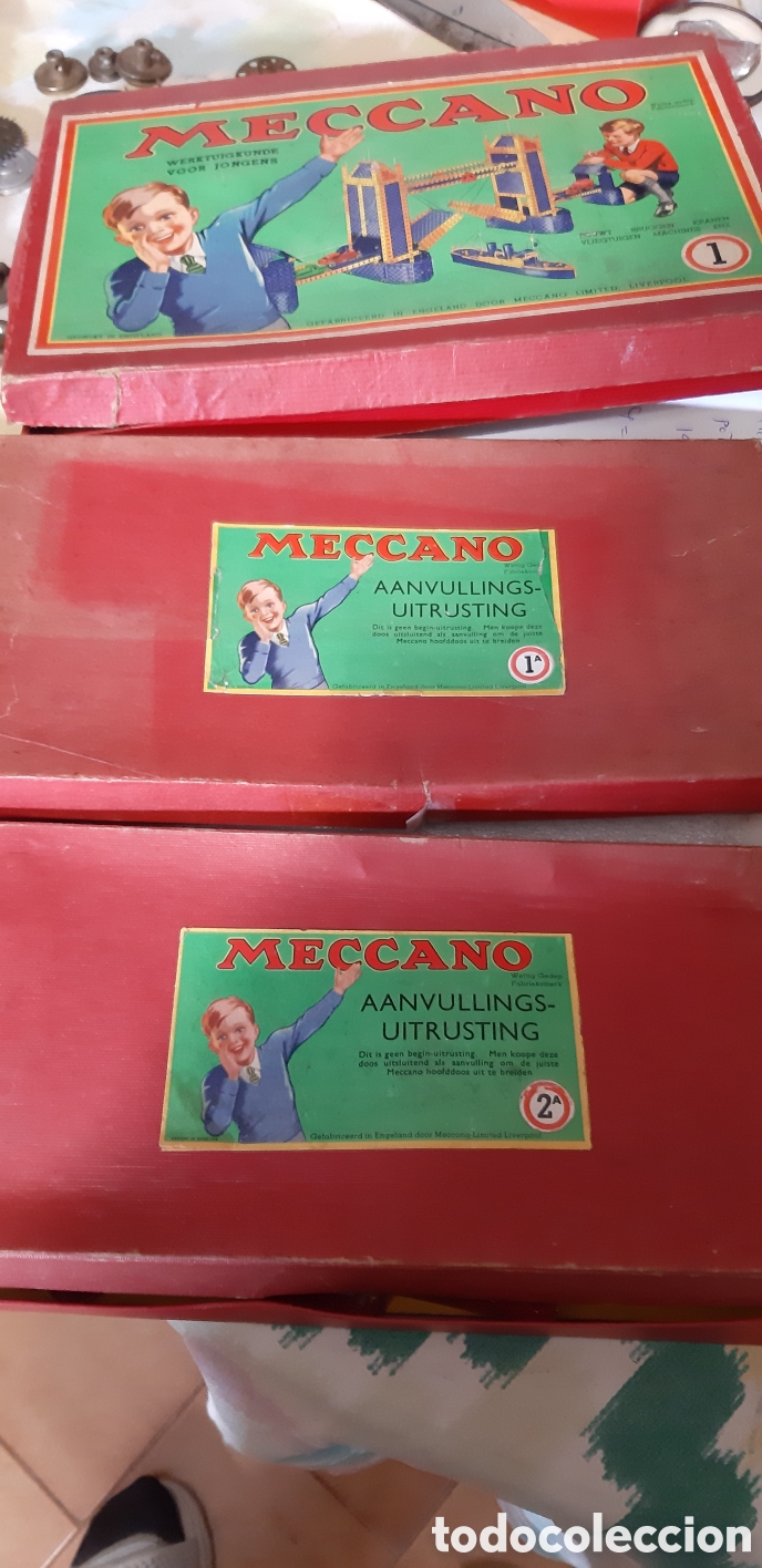 Juegos construcci&oacute;n - Meccano: Meccano 3 cajas antiguas - Foto 2