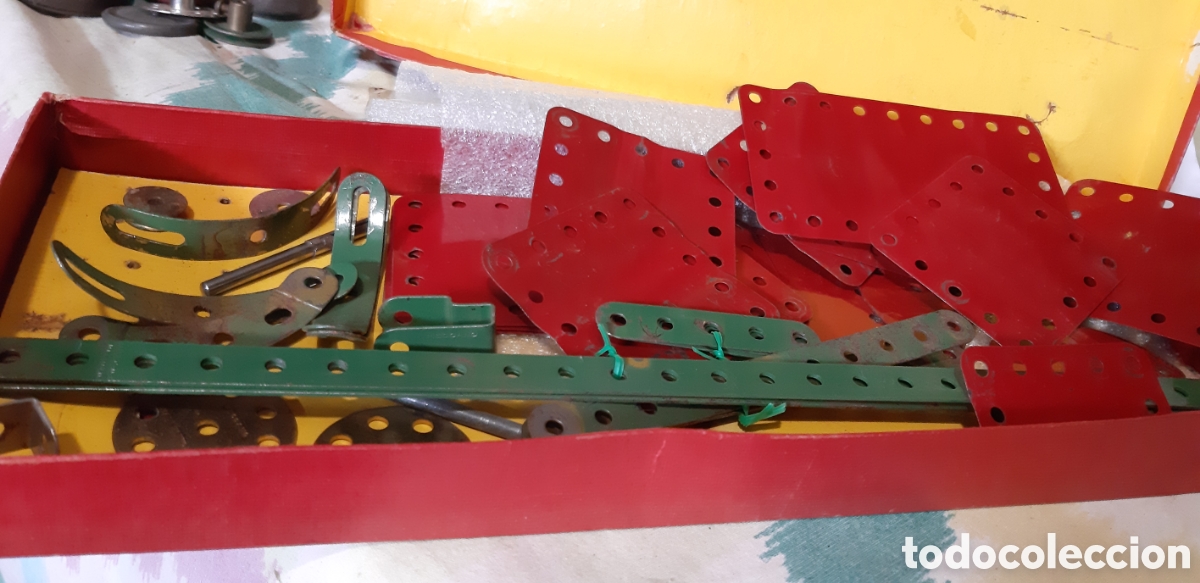 Juegos construcci&oacute;n - Meccano: Meccano 3 cajas antiguas - Foto 6
