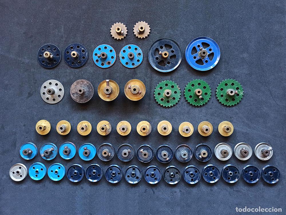 Juegos construcci&oacute;n - Meccano: LOTE DE PIEZAS MECCANO - Foto 1
