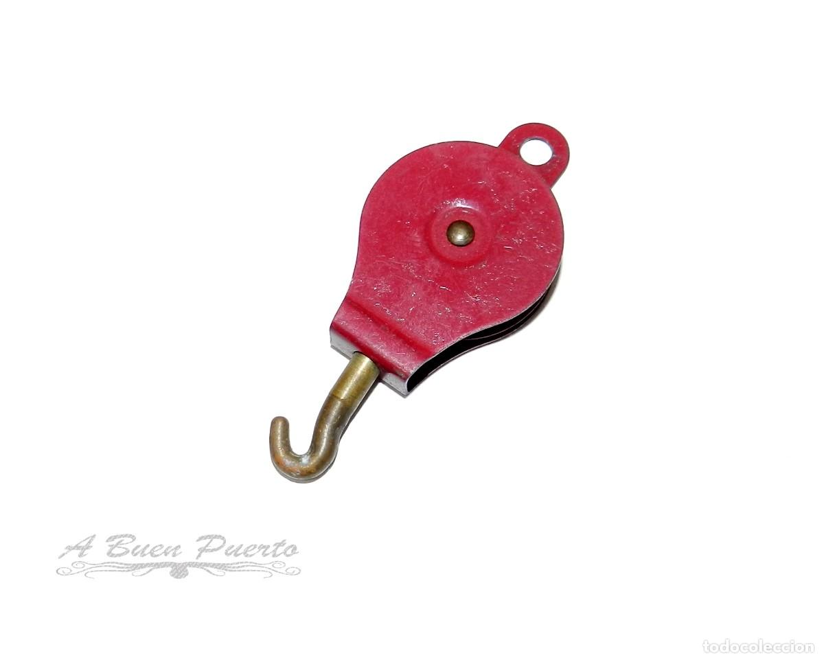 Juegos construcci&oacute;n - Meccano: Parte meccano obsoleta n&ordm; 151 ( polea simple). - Foto 1