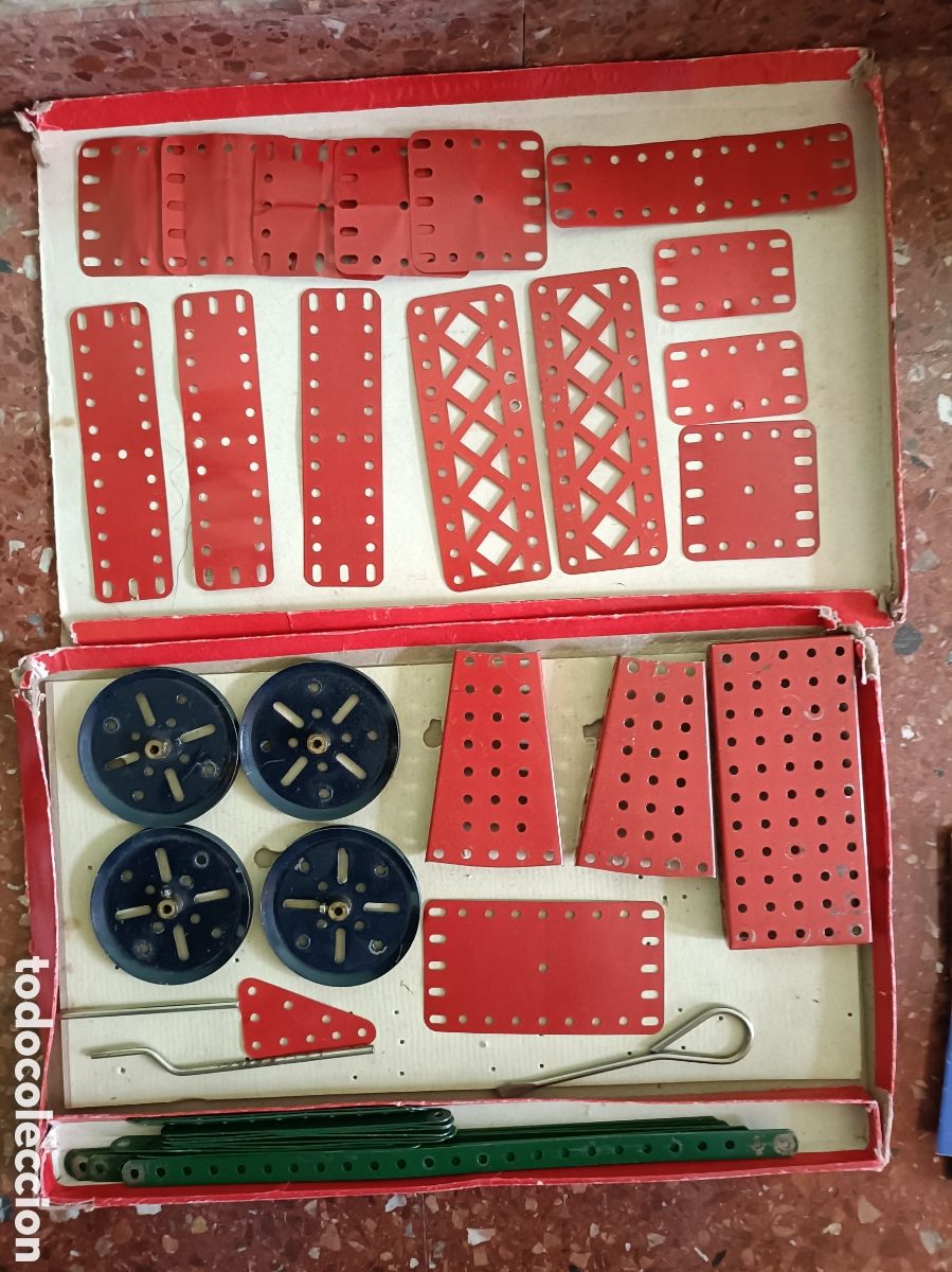 Juegos construcci&oacute;n - Meccano: Meccano lote n&uacute;meros 1, 3 y 4 - Foto 3