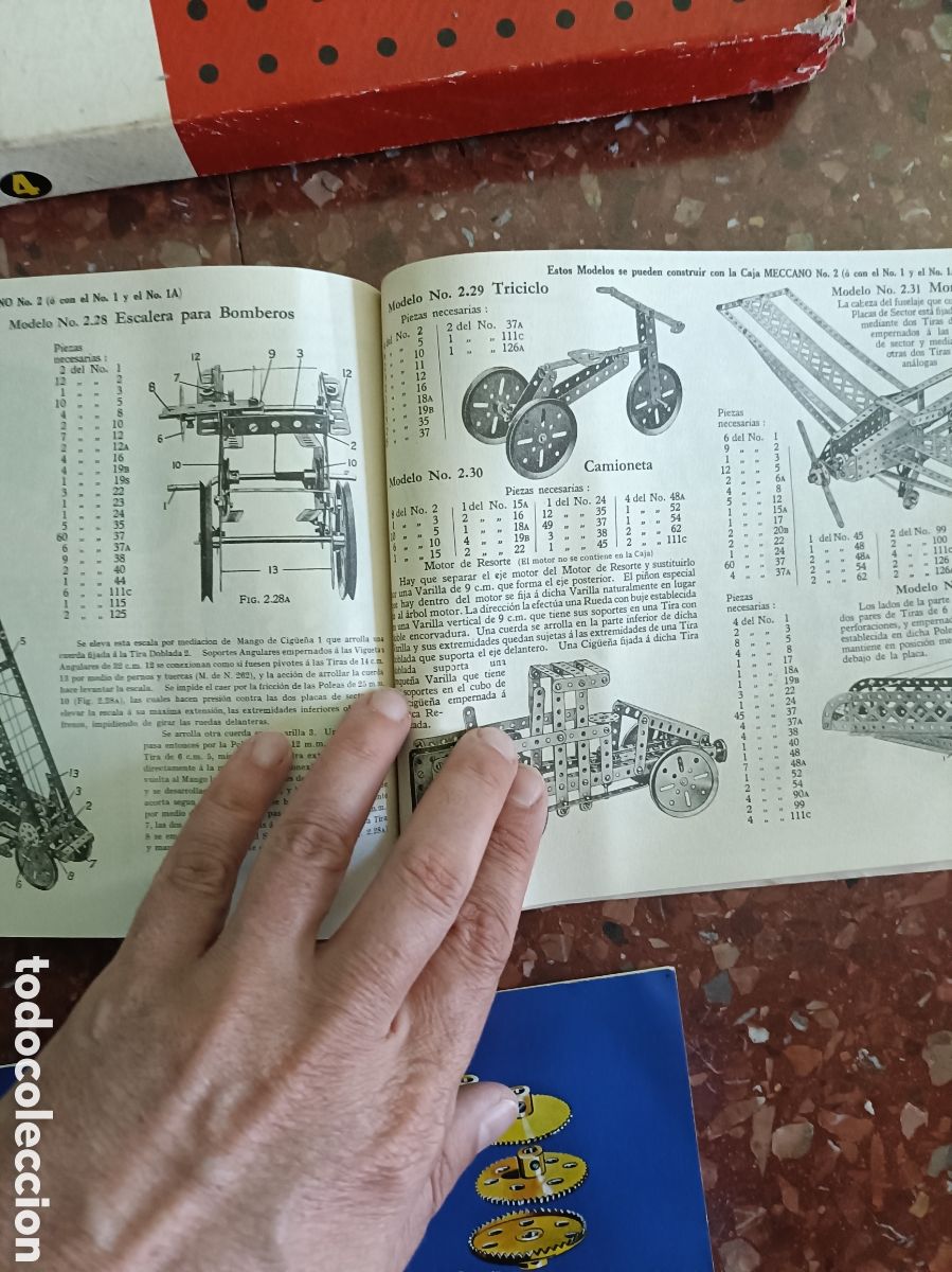 Juegos construcci&oacute;n - Meccano: Meccano lote n&uacute;meros 1, 3 y 4 - Foto 20