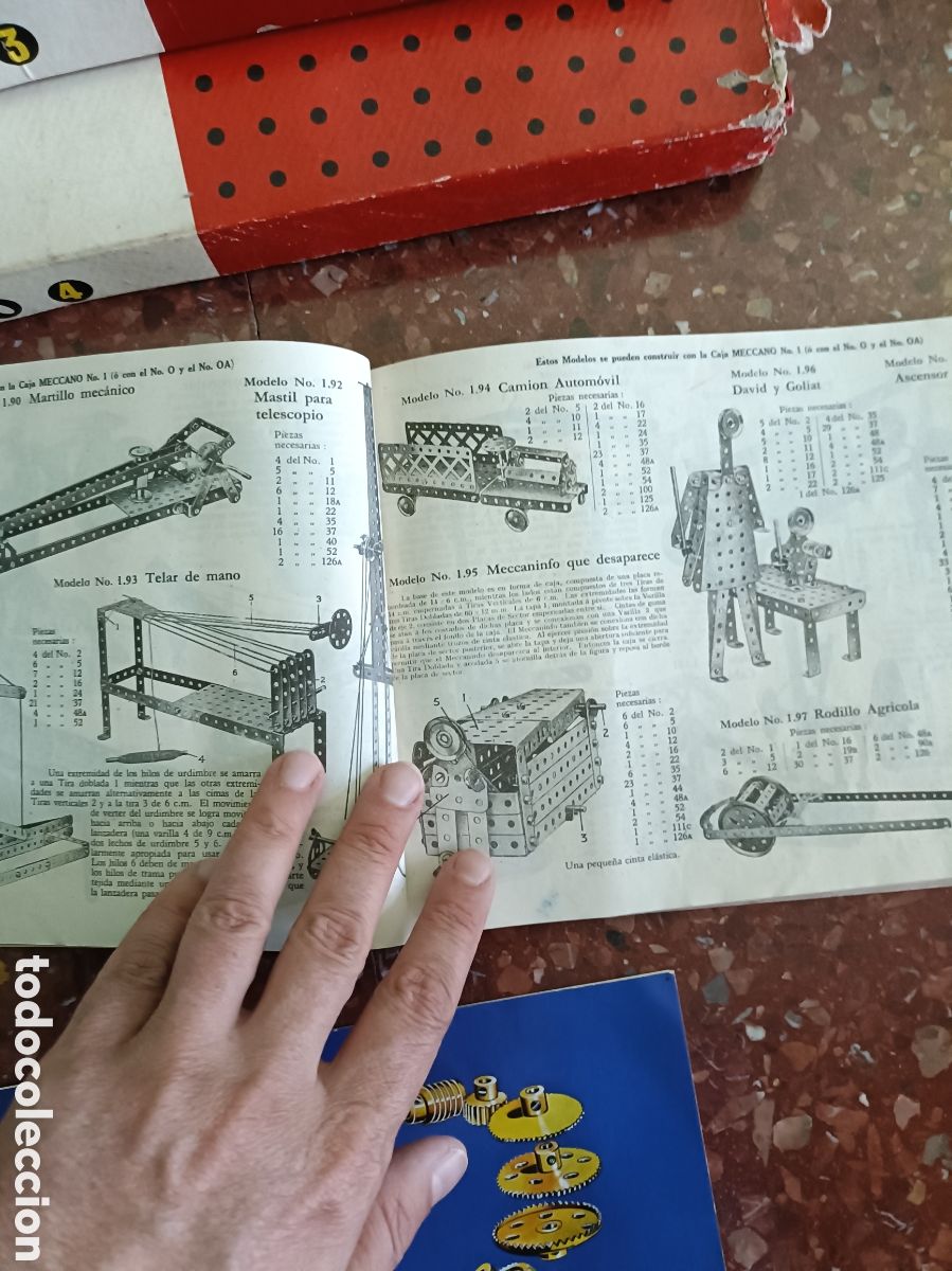 Juegos construcci&oacute;n - Meccano: Meccano lote n&uacute;meros 1, 3 y 4 - Foto 21