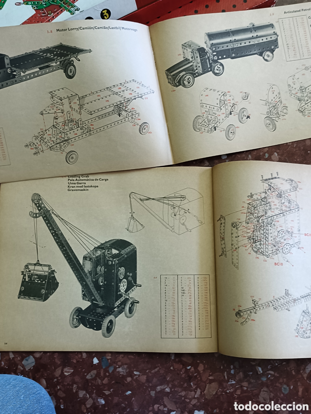 Juegos construcci&oacute;n - Meccano: Meccano lote n&uacute;meros 1, 3 y 4 - Foto 24