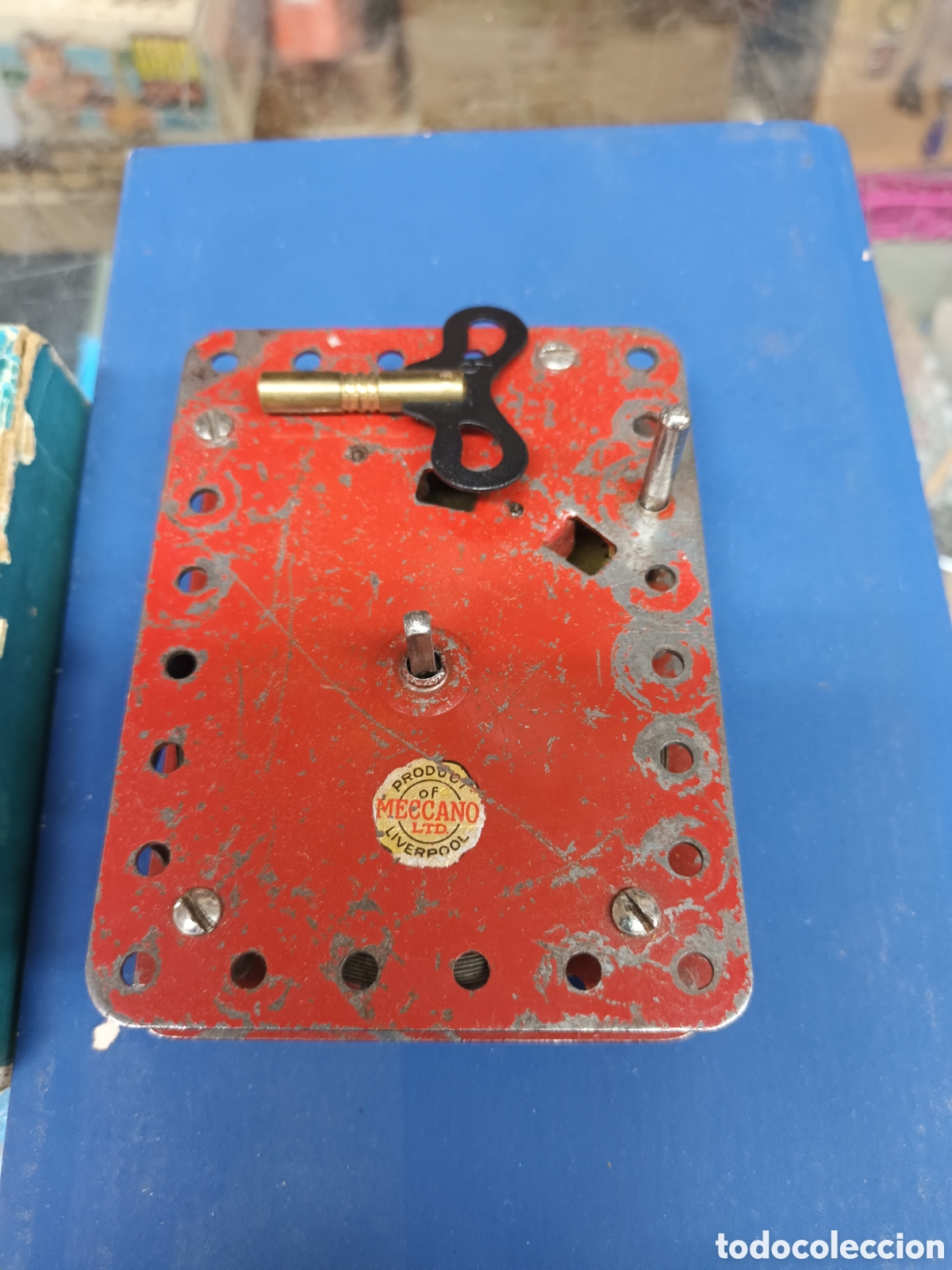 Juegos construcci&oacute;n - Meccano: Motor de resorte meccano no.1 M201