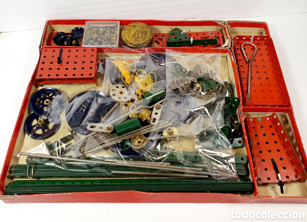 Juegos construcci&oacute;n - Meccano: MECCANO *** LOTE PIEZAS ORIGINALES