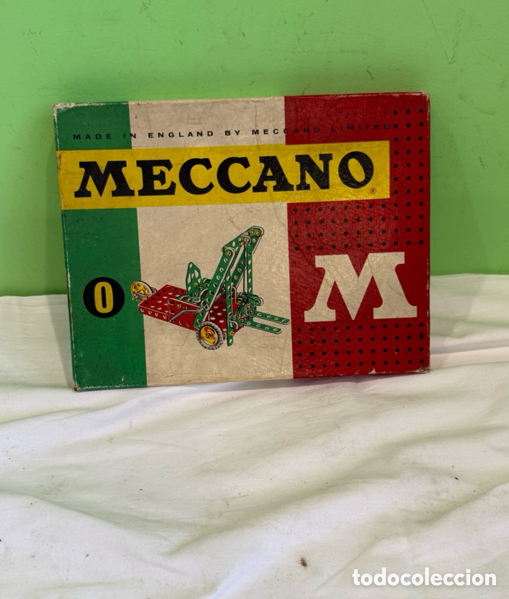 Jogos constru&ccedil;&atilde;o - Meccano: Meccano n&deg; O juego de construcci&oacute;n vintage con caja original