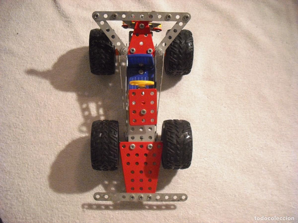 Jogos constru&ccedil;&atilde;o - Meccano: COCHE METALICO CONSTRUCCION MECCANO 22 CM