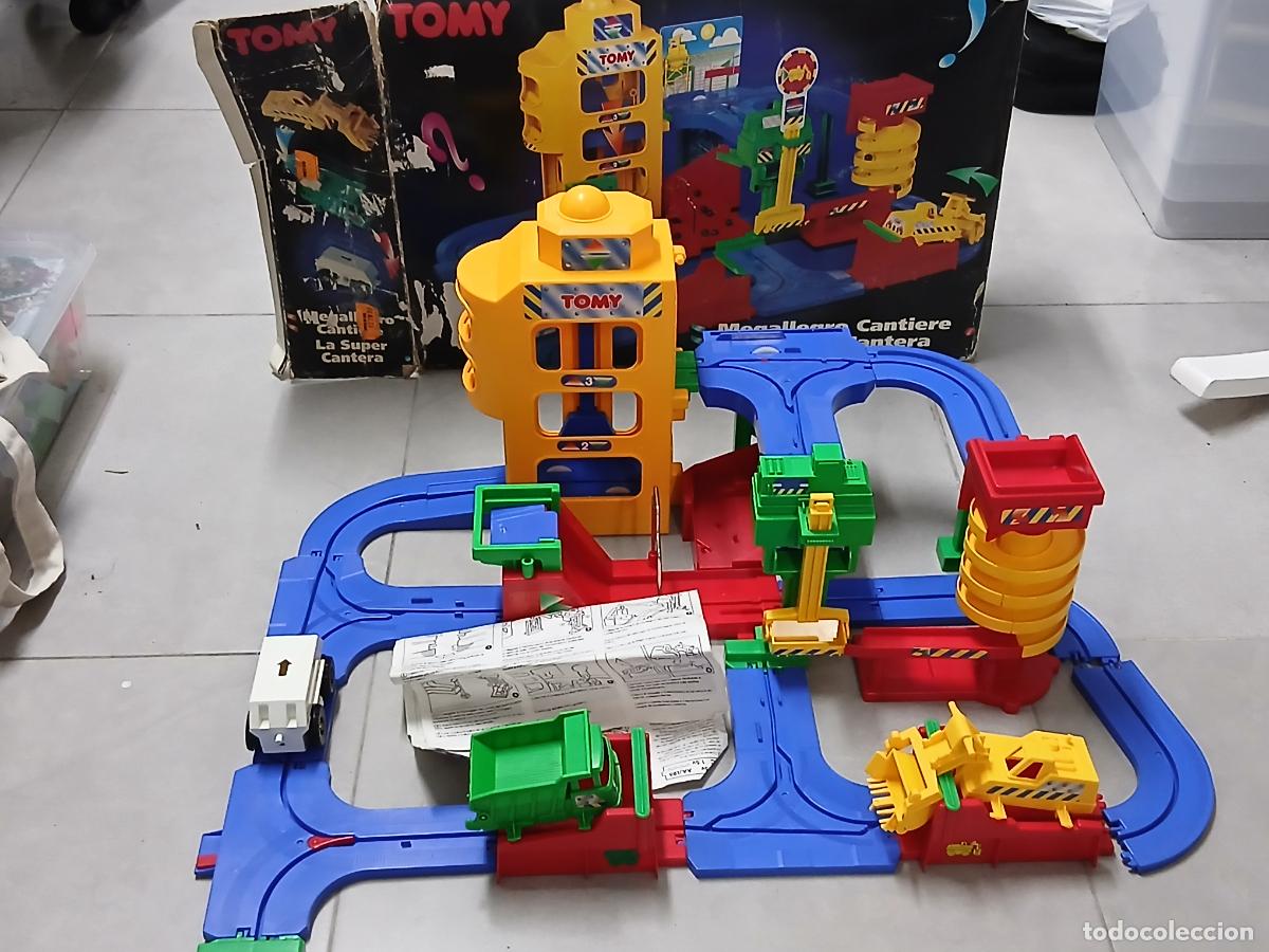 Juegos construcci&oacute;n - Meccano: Juguete construcci&oacute;n. La s&uacute;per cantera de Tomy, a&ntilde;os 90