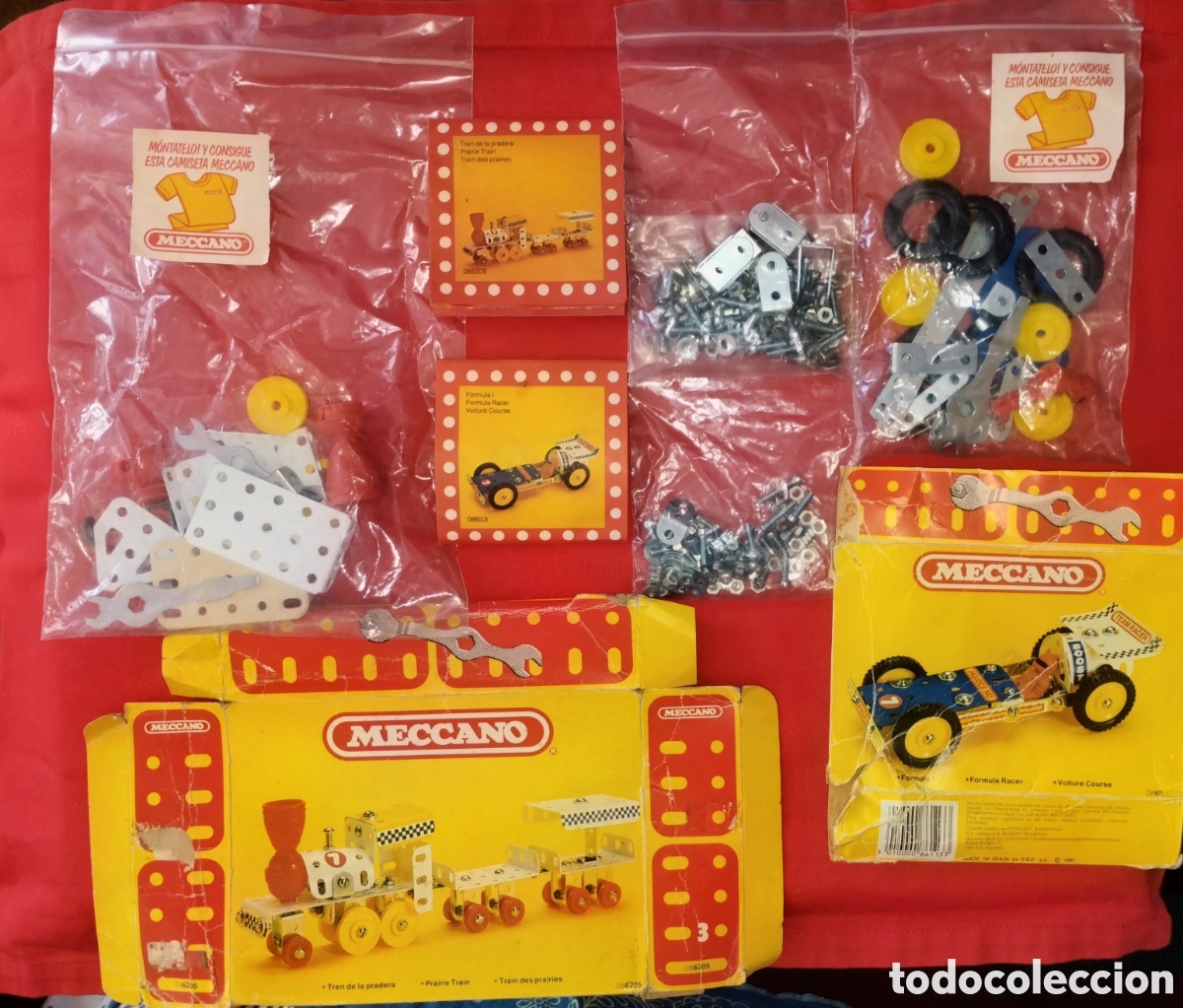 Juegos construcci&oacute;n - Meccano: especial MECCANO 2: TREN DE LA PRADERA 086205 + FORMULA 1 086113 AMBOS est&aacute;n SIN ESTRENAR ver fotos.