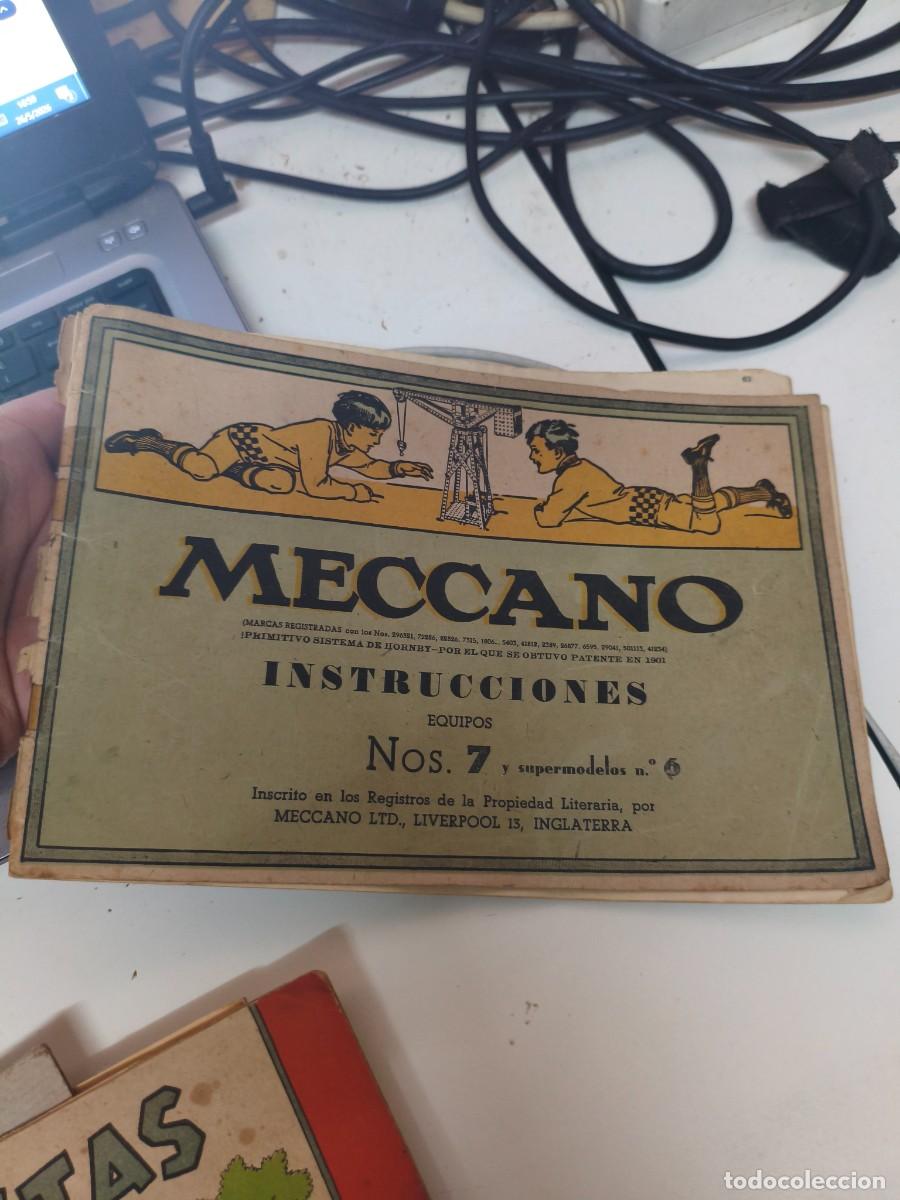 Juegos construcci&oacute;n - Meccano: MECCANO. LIBRO DE INSTRUCCIONES EQUIPOS N&ordm; 7 Y SUPERMODELOS N&ordm; 6. 64 PAGINAS CON MODELOS