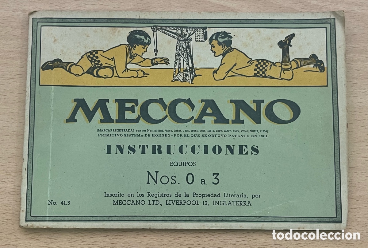 Juegos construcci&oacute;n - Meccano: CATALOGO MECCANO INSTRUCCIONES. NOS. 0 a 3