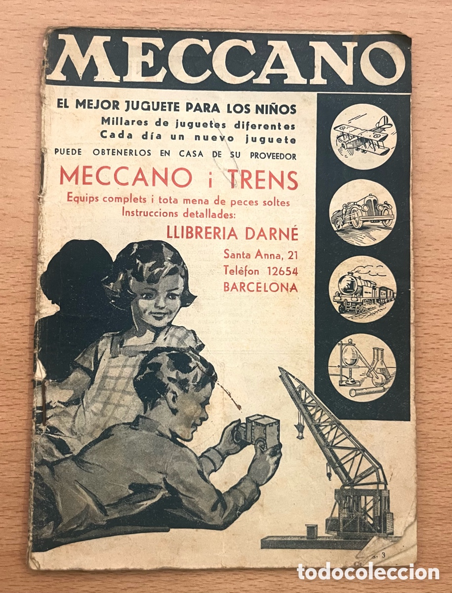 Juegos construcci&oacute;n - Meccano: CATALOGO MECCANO - MECCANO I TRENS - LLIBRER&Iacute;A DARN&Eacute;, BARCELONA