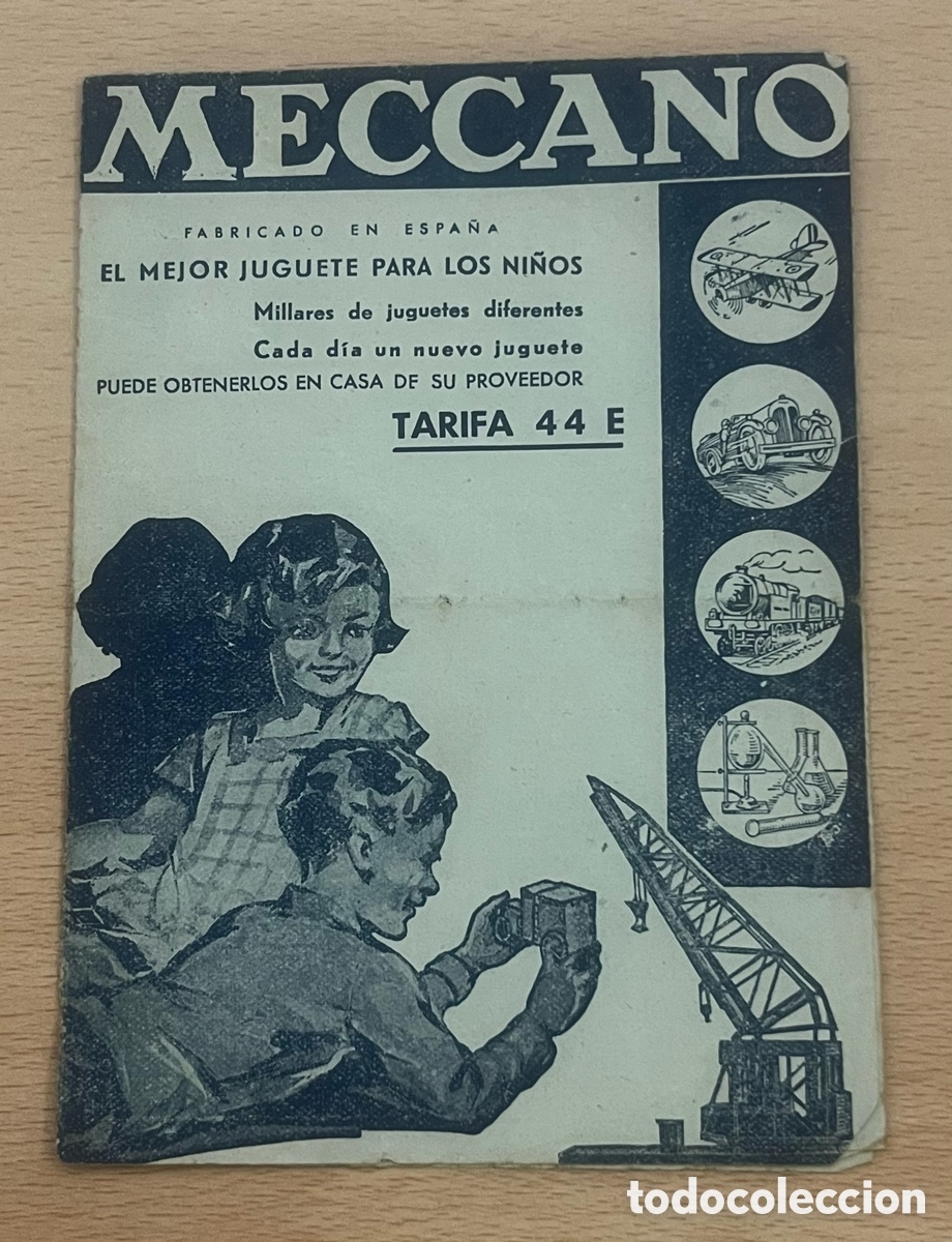 Juegos construcci&oacute;n - Meccano: CATALOGO MECCANO TARIFA N&ordm; 44 E