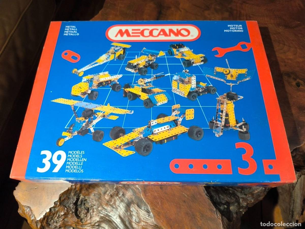 Juegos construcci&oacute;n - Meccano: MECCANO MECANO n&uacute;mero 3 - 39 Modelos - 353 piezas - incompleto
