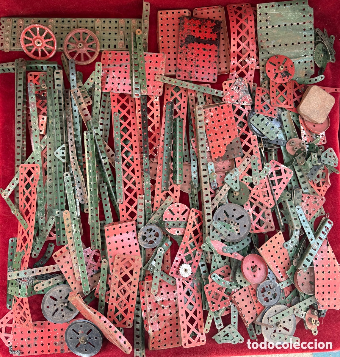 Spielzeug zum Bauen - Meccano: Enorme cantidad de 6 kg de piesas de Meccano !