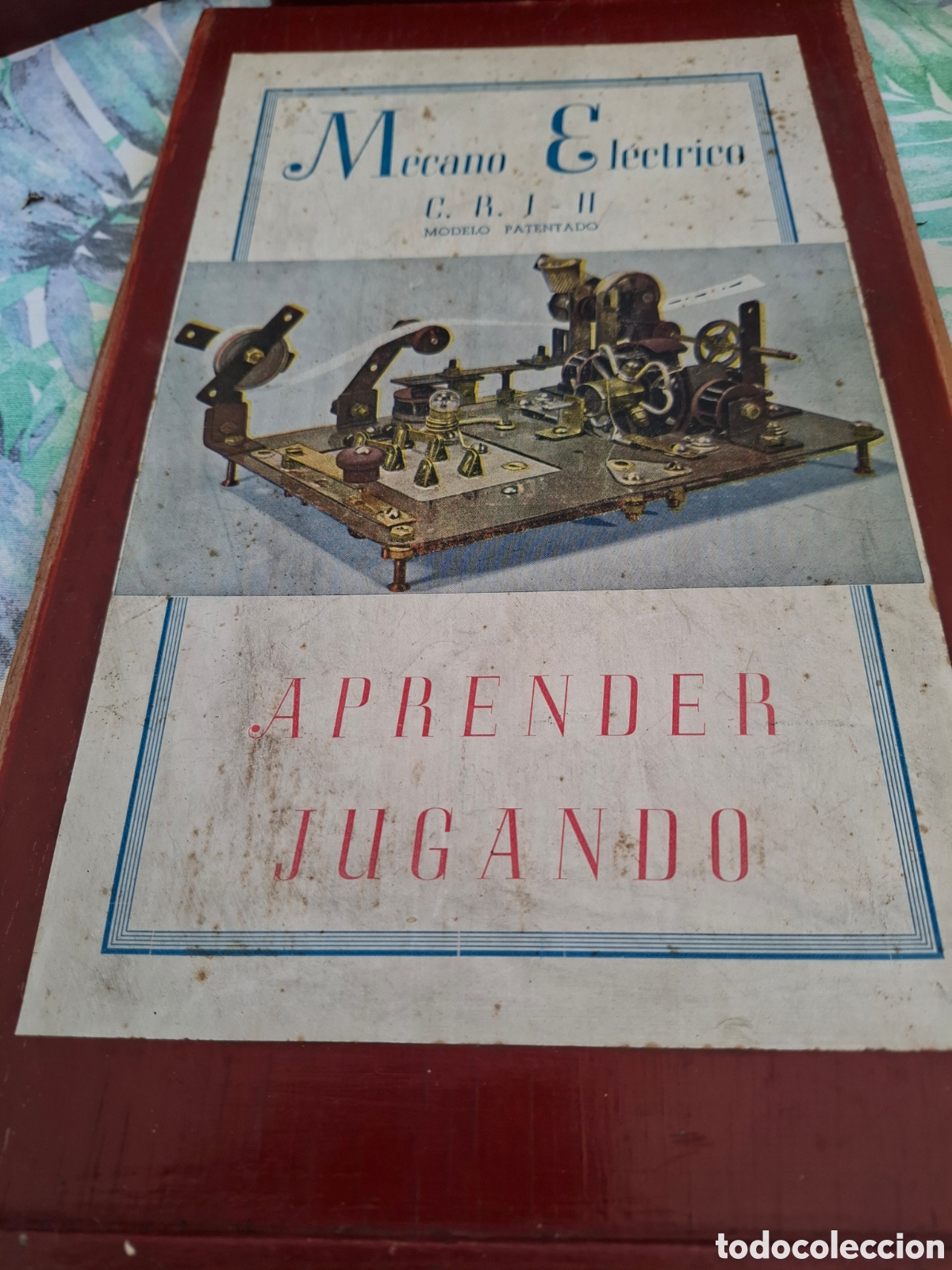 Juegos construcci&oacute;n - Meccano: Meccano electrico a&ntilde;o 1947 apx