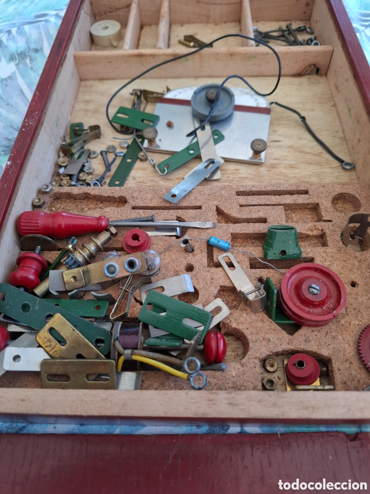Juegos construcci&oacute;n - Meccano: Meccano electrico a&ntilde;o 1947 apx en caja original