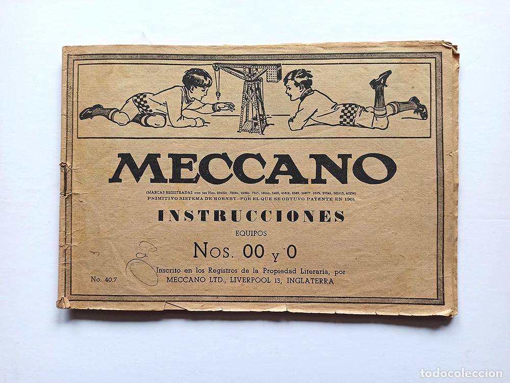 Juegos construcci&oacute;n - Meccano: INSTRUCCIONES MECCANO ( EQUIPOS 00 Y 0 )