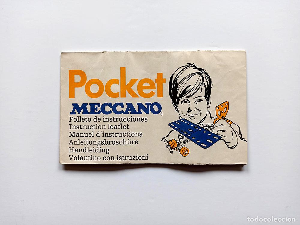 Juegos construcci&oacute;n - Meccano: FOLLETO DE INSTRUCCIONES POCKET MECCANO