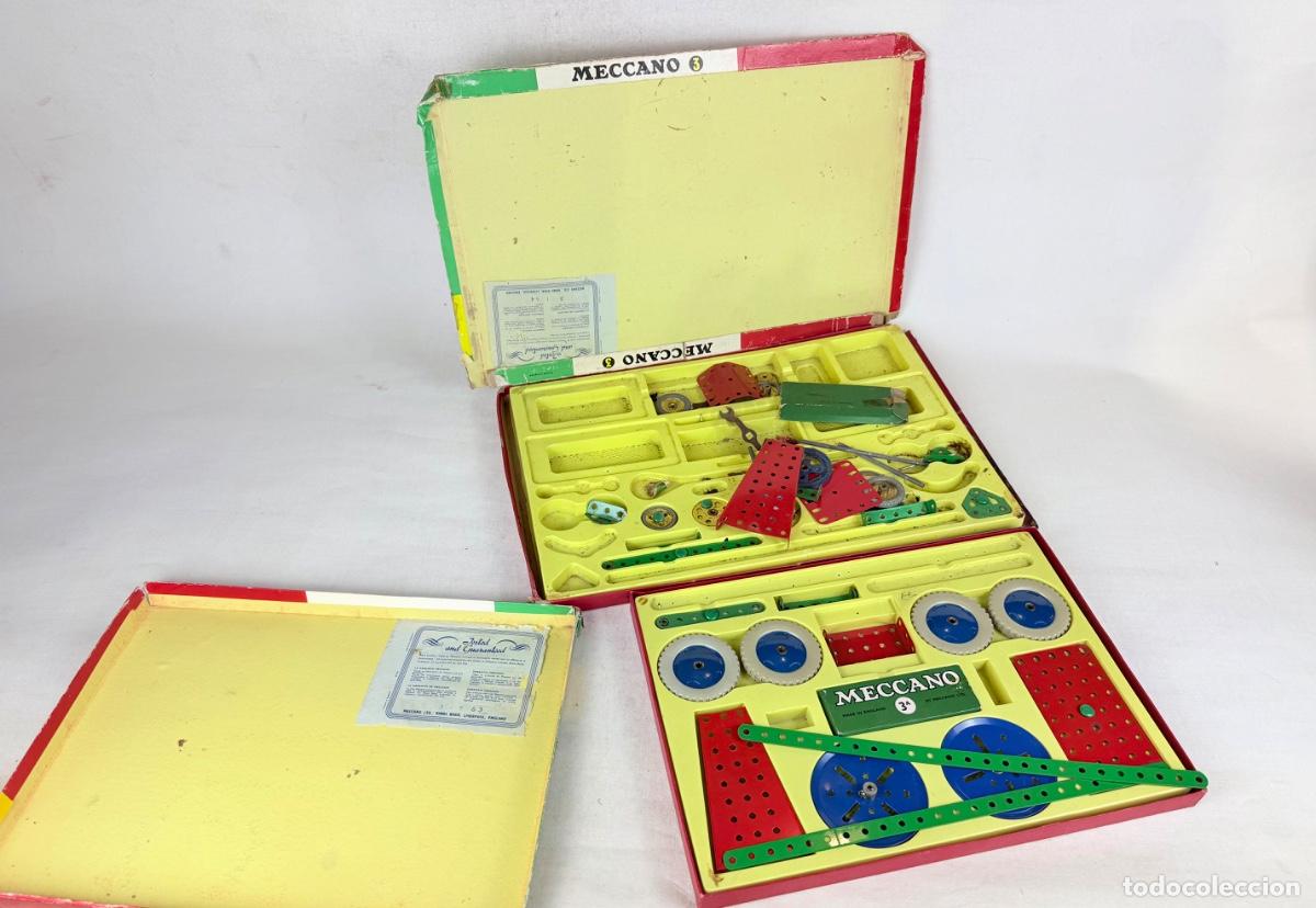 Juegos construcci&oacute;n - Meccano: 2 Cajas de Meccano 3A y 3 - Foto 4