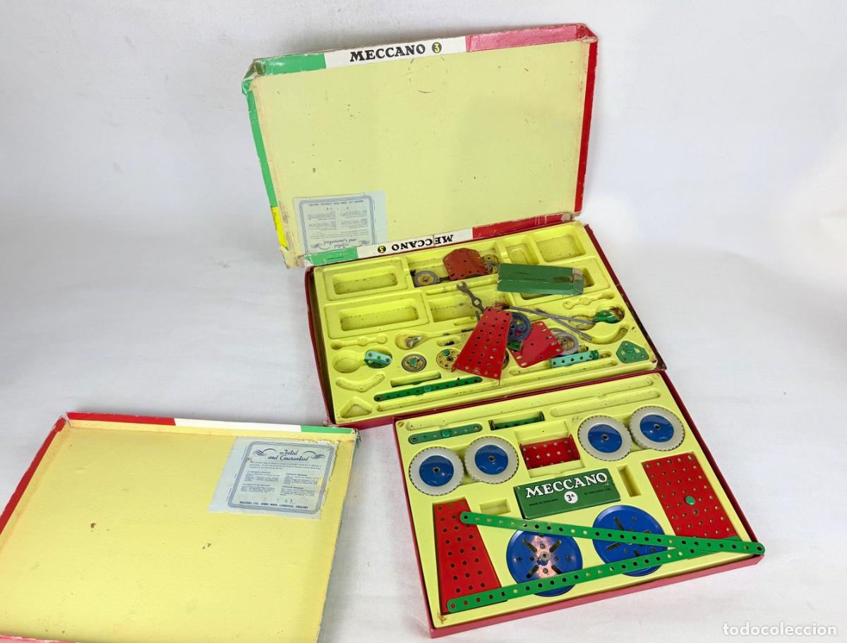Juegos construcci&oacute;n - Meccano: 2 Cajas de Meccano 3A y 3 - Foto 10