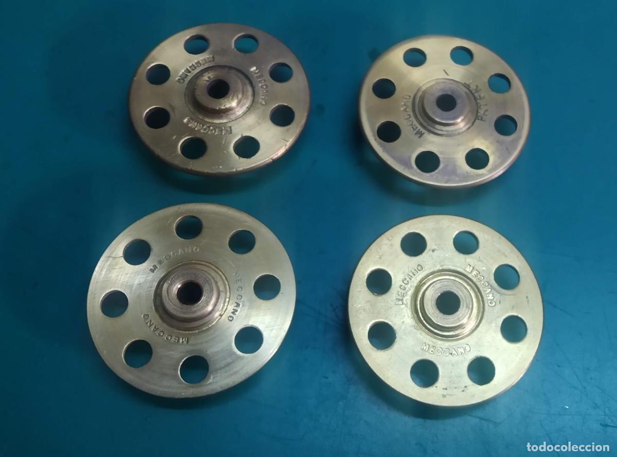 Spielzeug zum Bauen - Meccano: Meccano Parte n&ordm; 24. 4 ruedas 8 agujeros