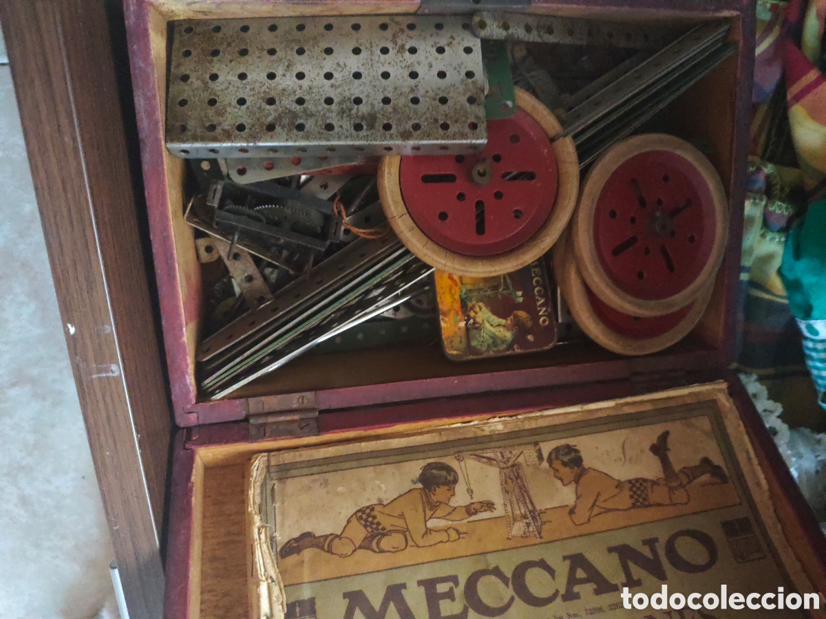 Juegos construcci&oacute;n - Meccano: Mecano antiguo de los a&ntilde;os 40
