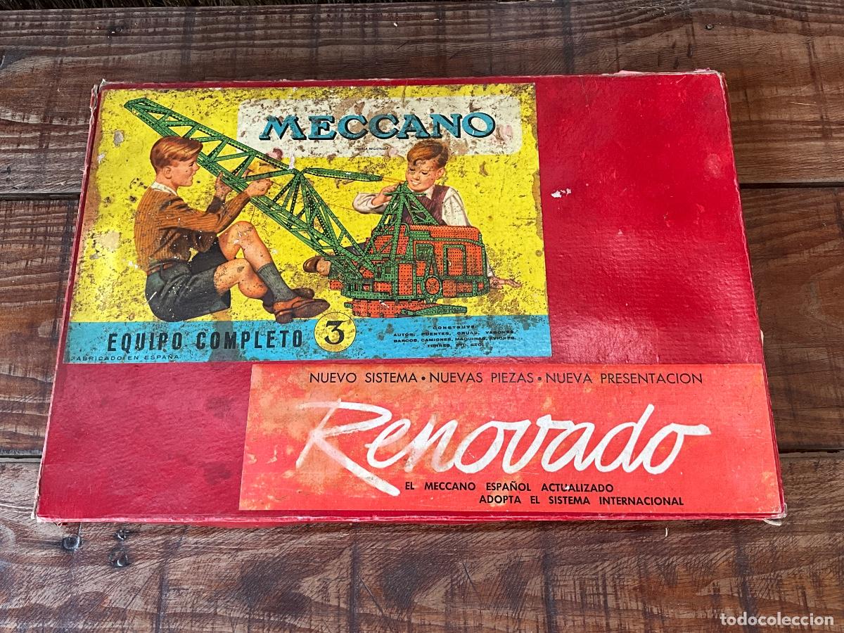 Giochi costruzione - Meccano: MECCANO EQUIPO COMPLETO 3 - A&Ntilde;OS 60 - MIRAR FOTOS
