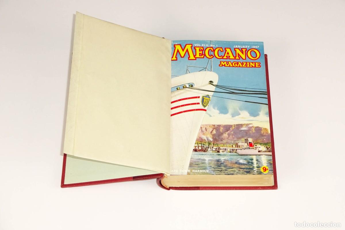Juegos construcci&oacute;n - Meccano: MECCANO MAGAZINE 1957 LIBRO ENCUADERNADO