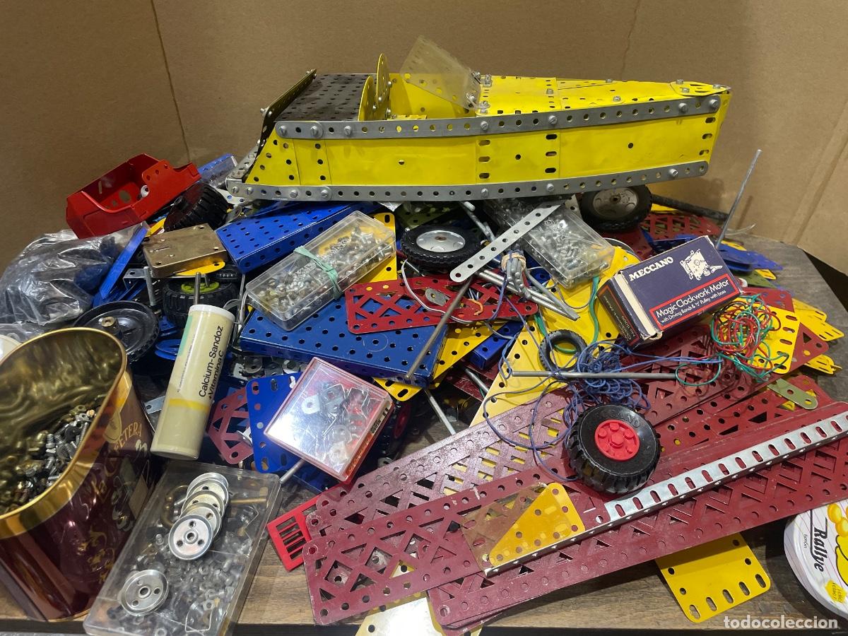 Juegos construcci&oacute;n - Meccano: Gran lote de piezas Metaling Marklin usadas