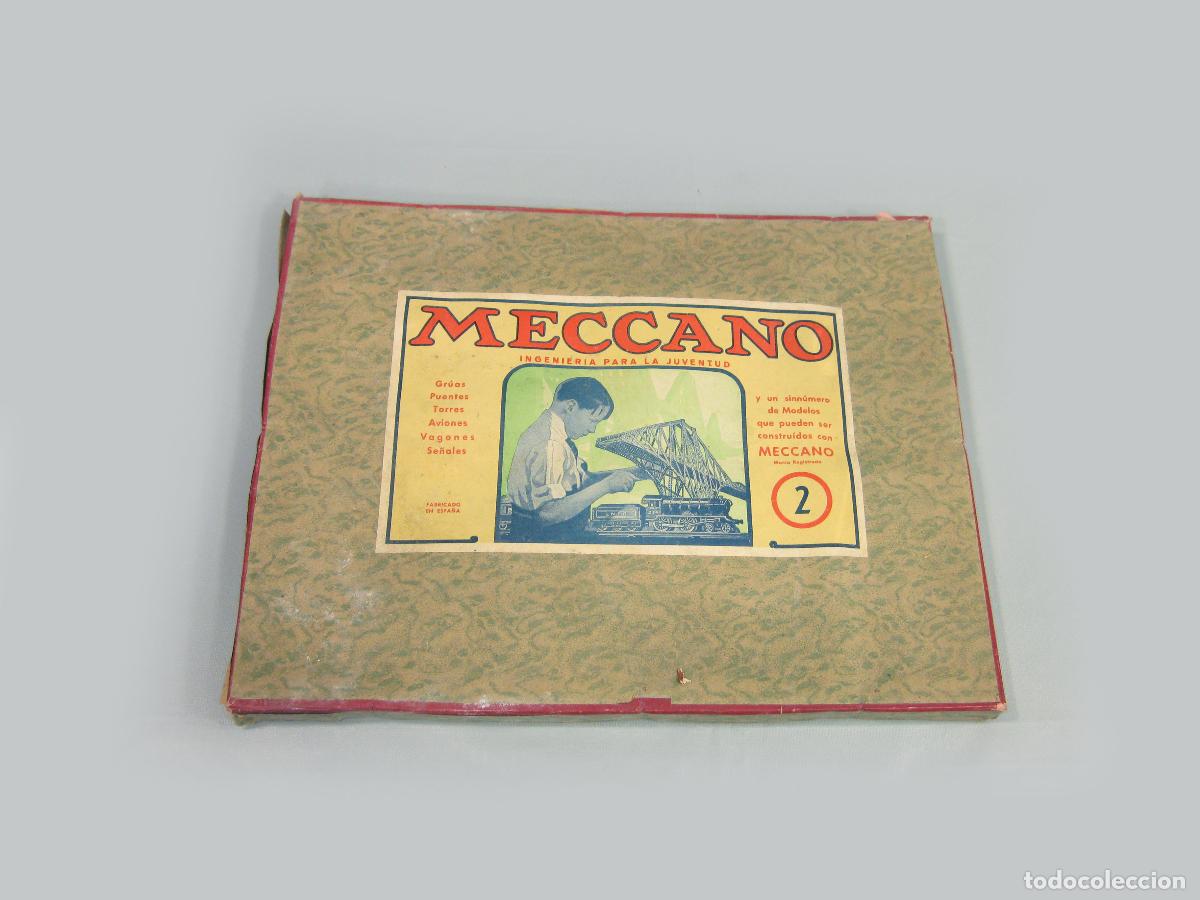 Spielzeug zum Bauen - Meccano: CAJA DEL EQUIPO COMPLETO MECCANO N&ordm; 2. INGENIER&Iacute;A PARA LA JUVENTUD. NOVEDADES POCH
