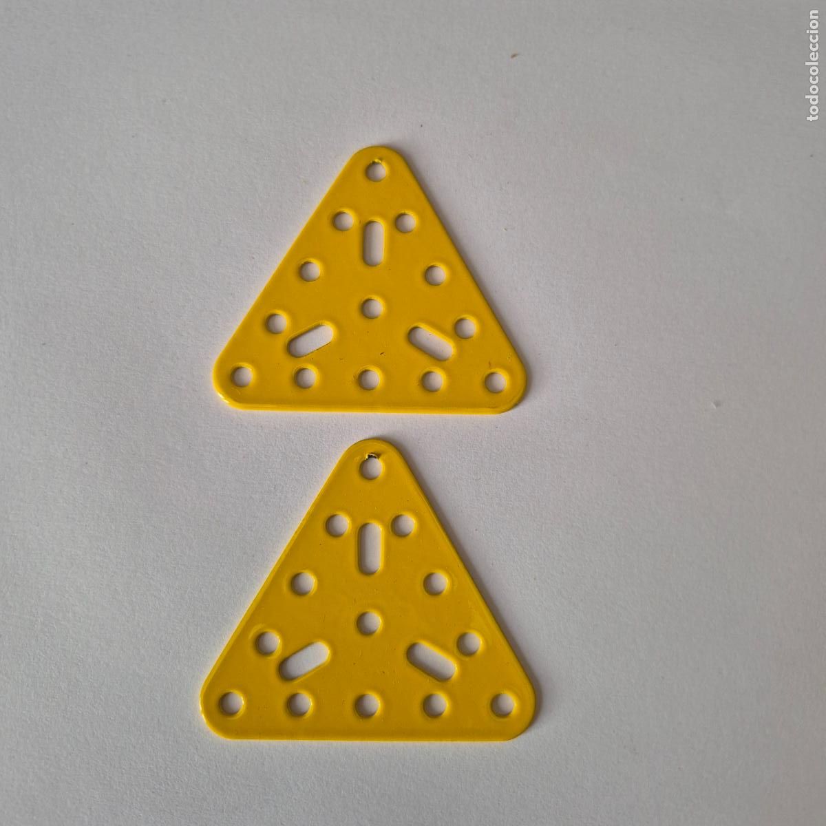 Juegos construcci&oacute;n - Meccano: 2 placas plana r&iacute;gida original Meccano nuevas