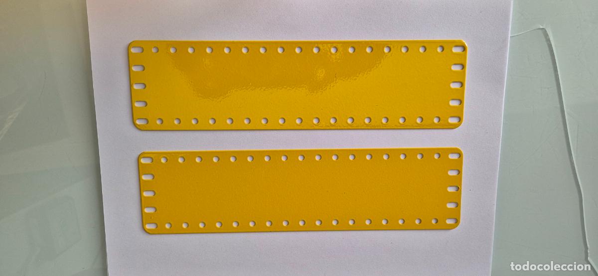 Juegos construcci&oacute;n - Meccano: Placas flexibles acero Meccano ( 2 piezas) Nuevas.