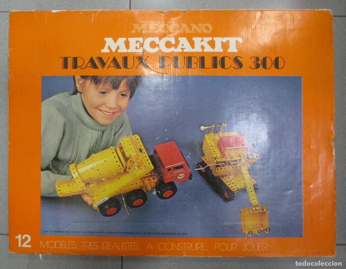 Juegos construcci&oacute;n - Meccano: JUEGO MECCANO MECCAKIT - TRAVAUX PUBLICS 300 - CON INSTRUCIONES - ORIGINAL DE EPOCA