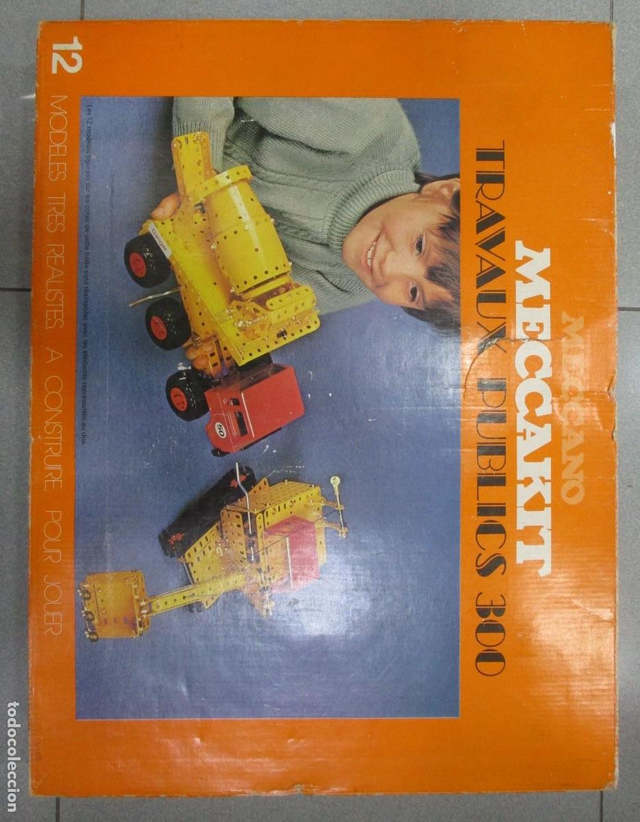 Juegos construcci&oacute;n - Meccano: JUEGO MECCANO MECCAKIT - TRAVAUX PUBLICS 300 - CON INSTRUCIONES - ORIGINAL DE EPOCA