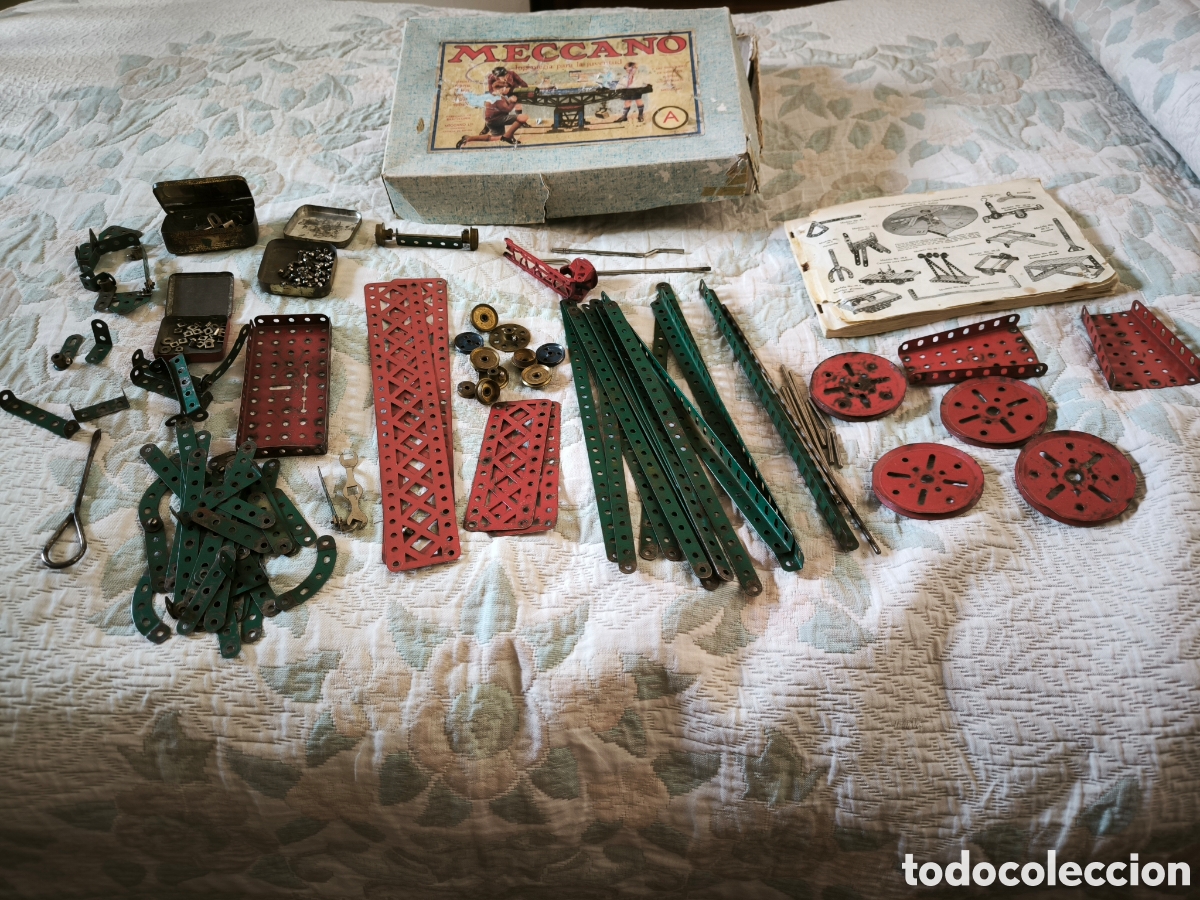 Juegos construcci&oacute;n - Meccano: Meccano a&ntilde;os 1930 caja A