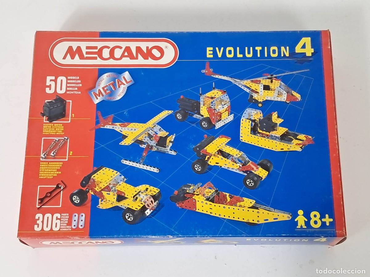 Juegos construcci&oacute;n - Meccano: Caja MECCANO Evolution Set 4 Motorized (Ref. 03 0504) | NUEVO