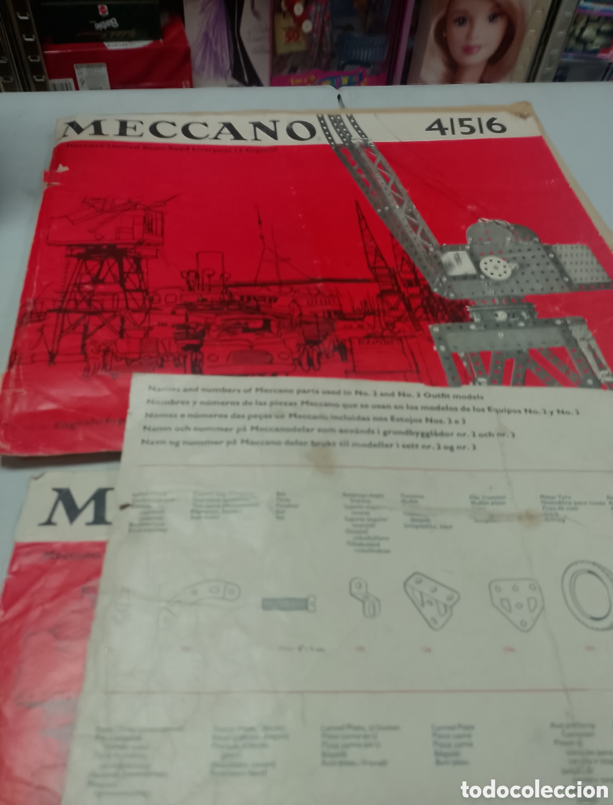 Juegos construcci&oacute;n - Meccano: Lote antiguo meccano - Foto 2