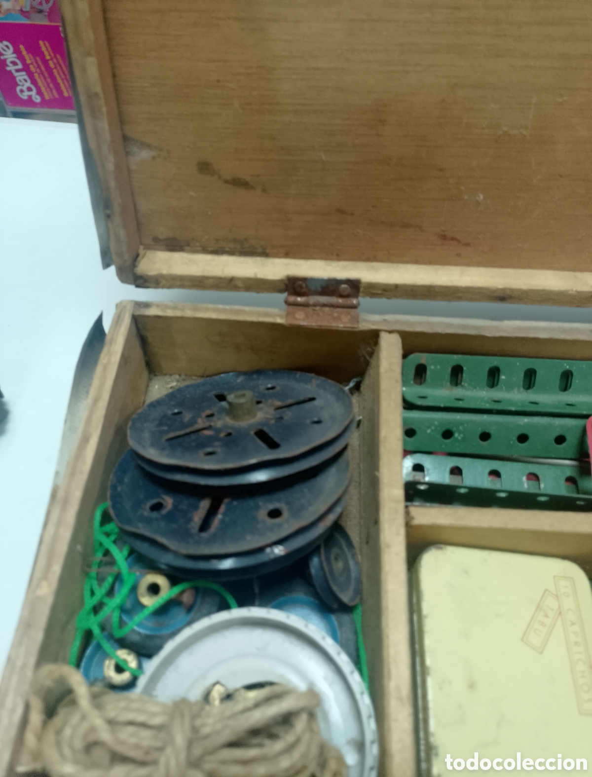 Juegos construcci&oacute;n - Meccano: Lote antiguo meccano - Foto 9