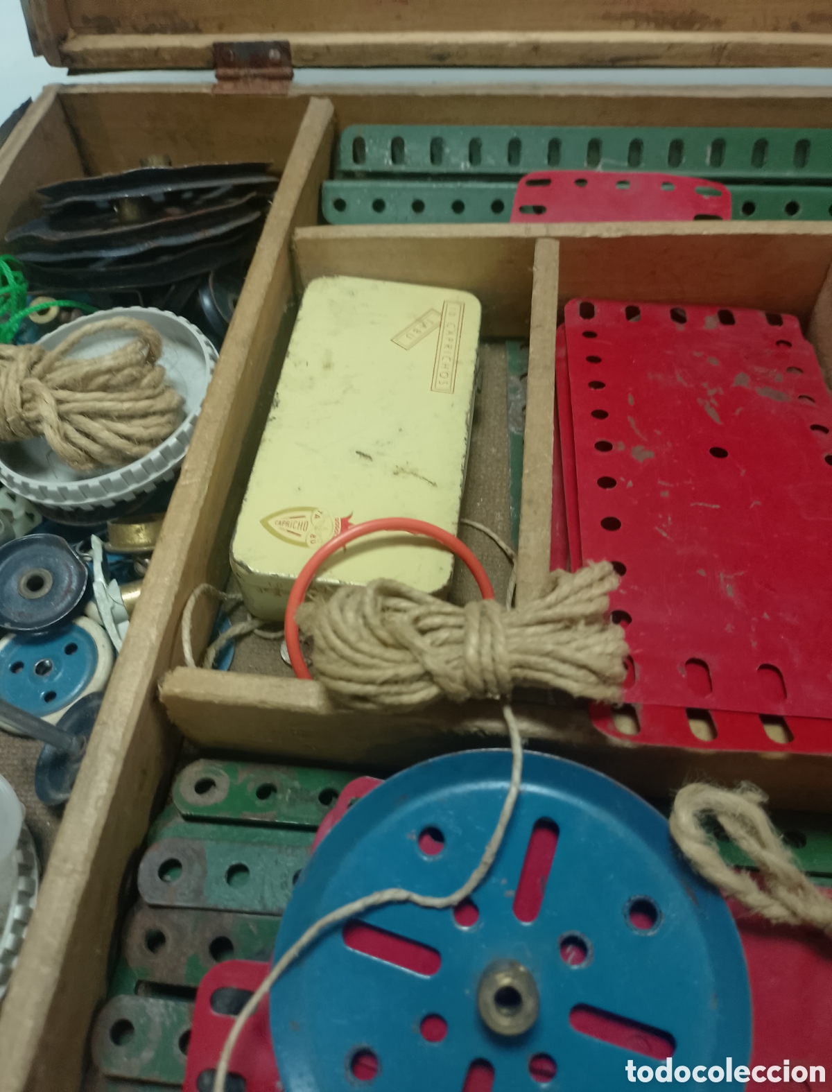 Juegos construcci&oacute;n - Meccano: Lote antiguo meccano - Foto 10