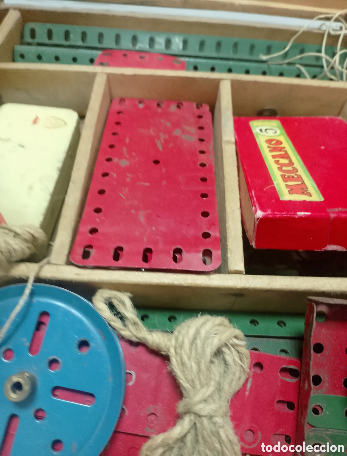 Juegos construcci&oacute;n - Meccano: Lote antiguo meccano - Foto 13