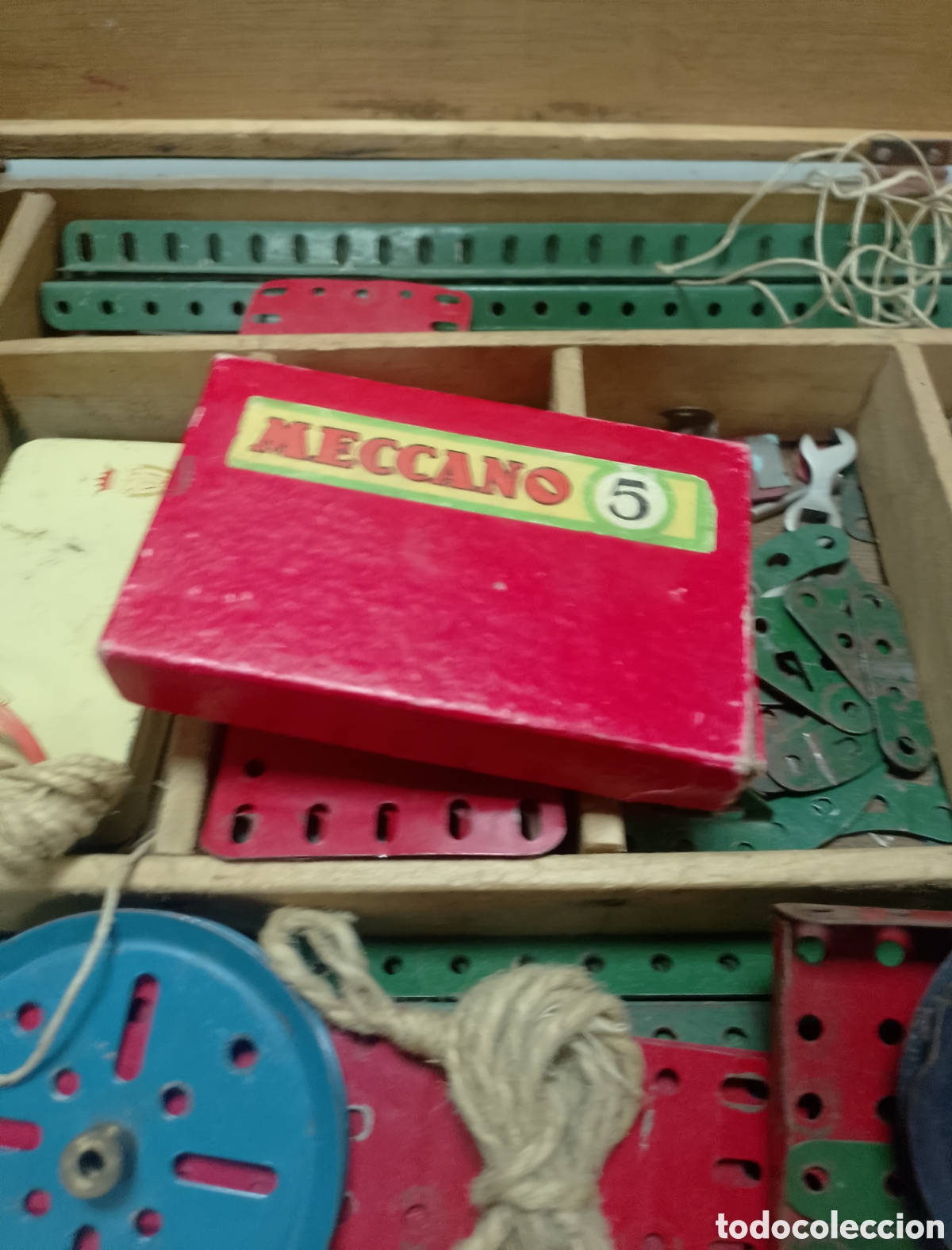 Juegos construcci&oacute;n - Meccano: Lote antiguo meccano - Foto 14