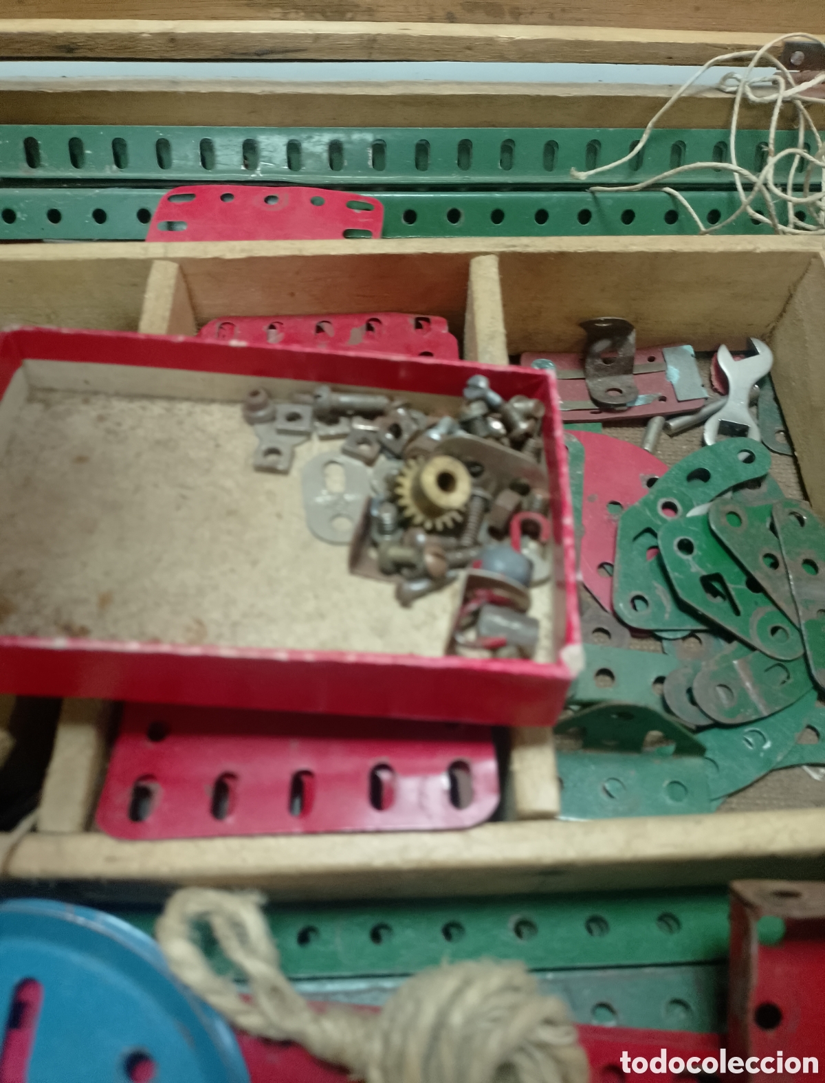 Juegos construcci&oacute;n - Meccano: Lote antiguo meccano - Foto 15
