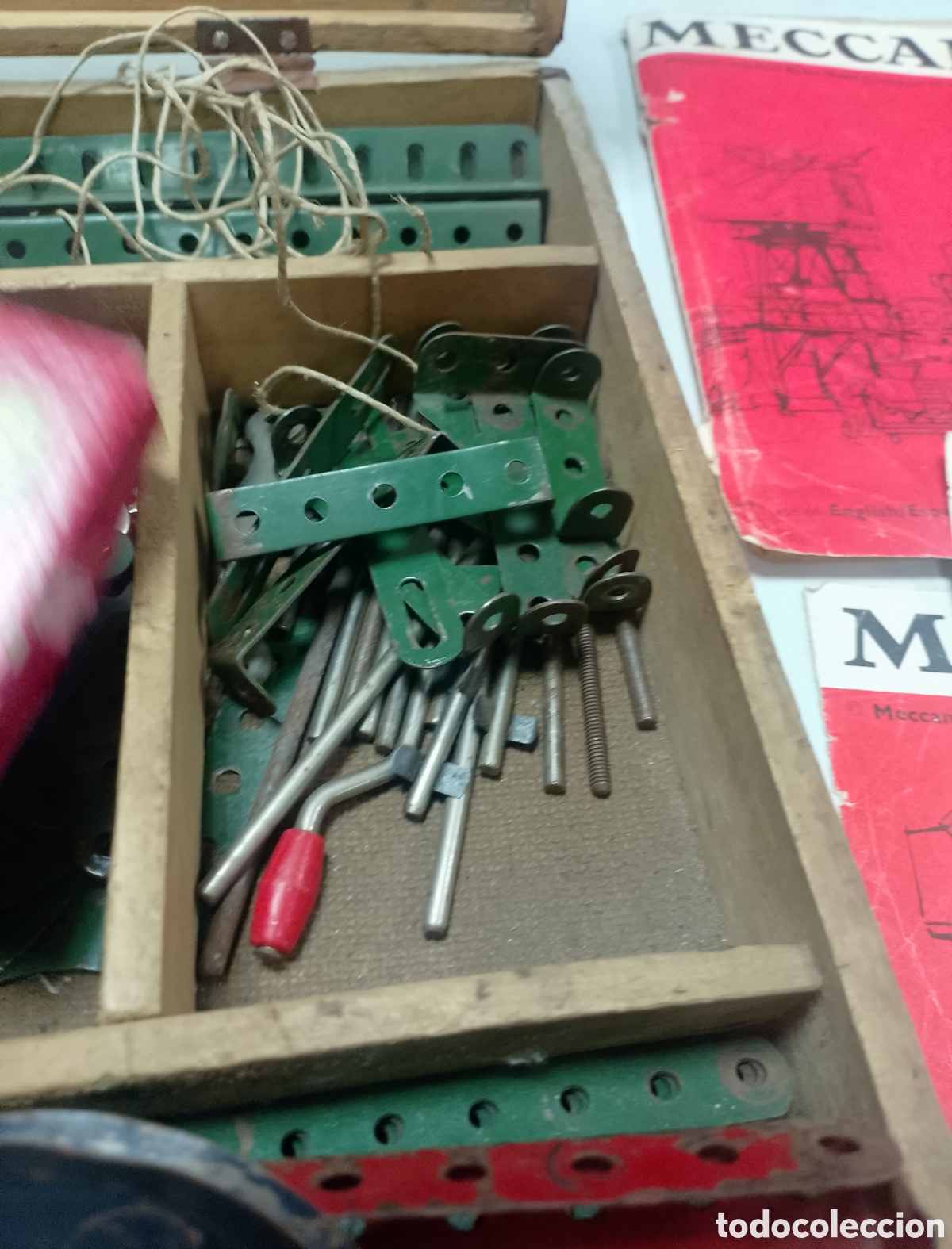 Juegos construcci&oacute;n - Meccano: Lote antiguo meccano - Foto 16